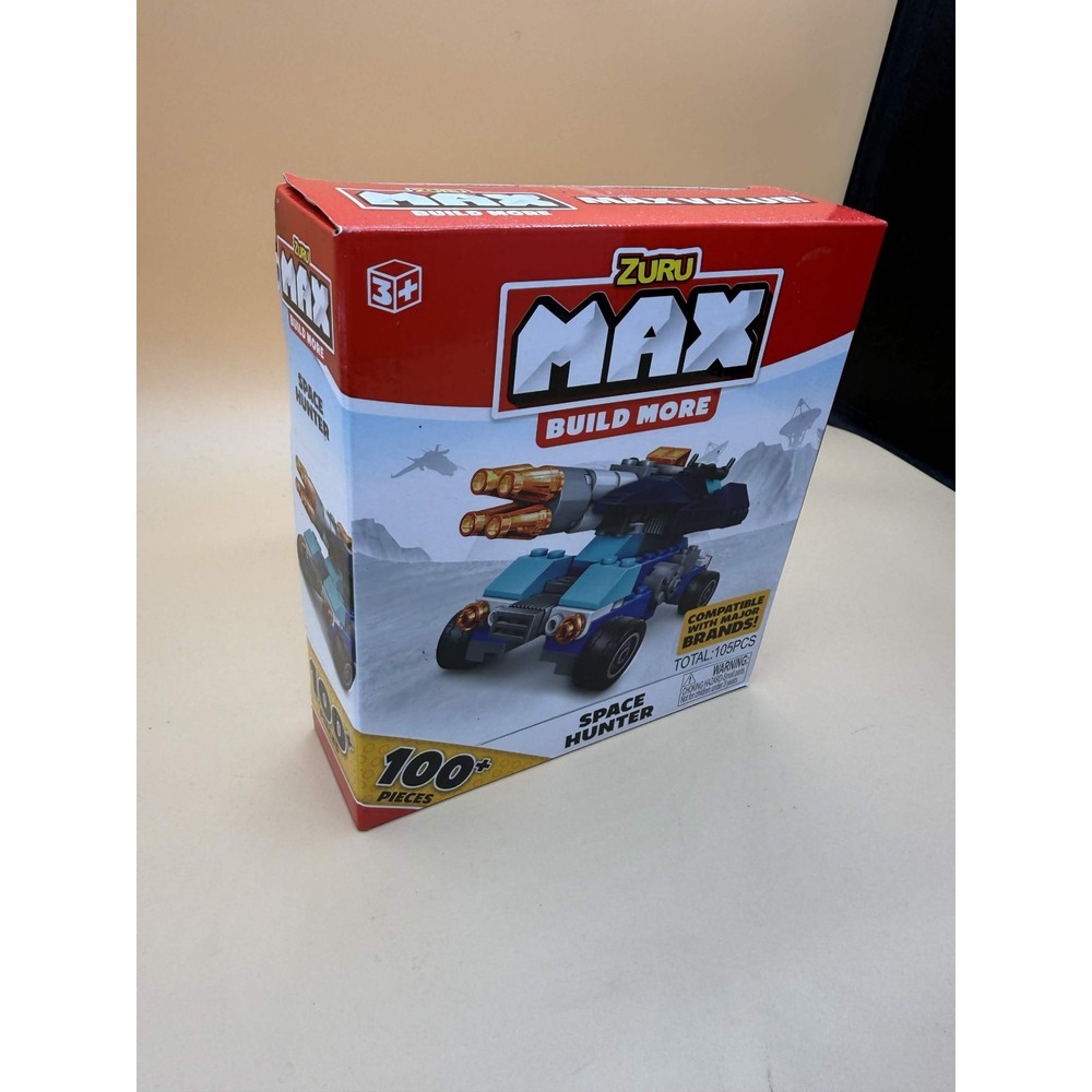 Zuru Max Build More Space Hunter Building Bricks Toy Set 105 Pieces New Sealed